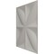 Ekena Millwork 11 7/8in. W x 11 7/8in. H Helene EnduraWall Decorative 3D Wall Panel Covers 0.98 Sq. Ft. WP12X12HEGBE - alternate 3